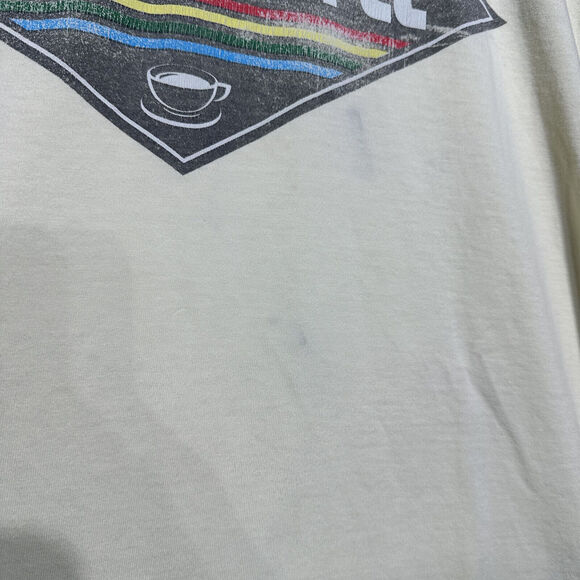 Kauai Coffe T Shirt Men's XL Yellow Long Sleeve - Picture 6 of 13